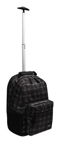 Sumdex - California Trolley Laptop Backpack - Gray Plaid - largeFrontView