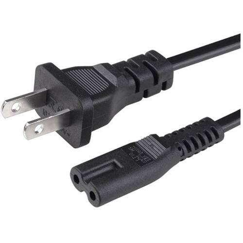 eForCity - US 2 Prong Power Charger Cable for Laptop - Larger Front