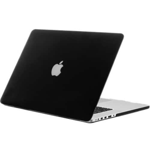 Image - Laptop Hard Case for MacBook® Pro 15 15.4 Retina Display A1398 Keyboard Cover Screen Protector - Black - Larger Front
