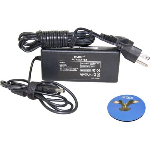 HQRP - 90W AC Adapter for Asus N53JQ / N53JQ-XC1 Laptop / Notebook + Coaster - Larger Front