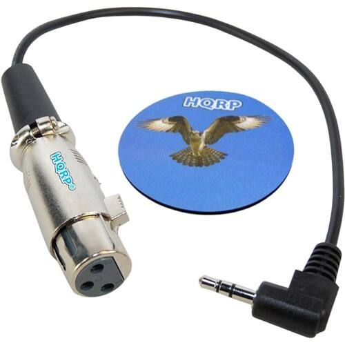 HQRP - 3.5mm to XLR Female 3-pin Cable for ASUS, Samsung, Sony VAIO Laptop Notebook + HQRP Coaster - Larger Front