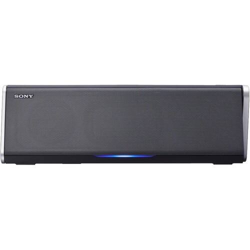 Sony - Portable Bluetooth Speaker - Black - Larger Front