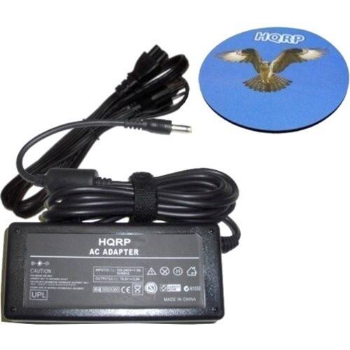 HQRP - 65W AC Adapter / Charger for Compaq Presario A910 / A916 Laptop / Notebook Replacement + Coaster - Larger Front