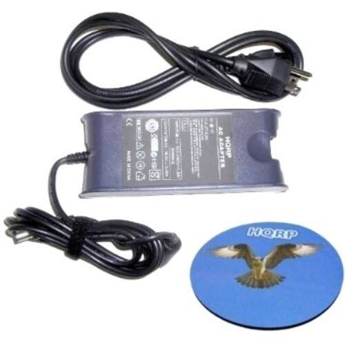 HQRP - 65W Laptop AC Adapter / Charger for Dell PA-17 / PA-21 / PC531 Replacement + Coaster - Larger Front