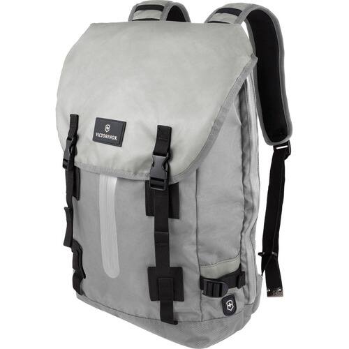 Victorinox - Altmont 3.0 Flapover Drawstring Laptop Backpack - Gray - Larger Front