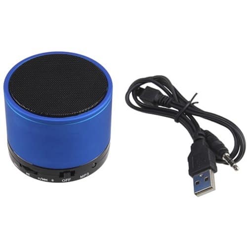 Image - Wireless Bluetooth Speaker for Apple iPhone® iPad® iPod® MacBook® Pro Laptop - Blue - Larger Front