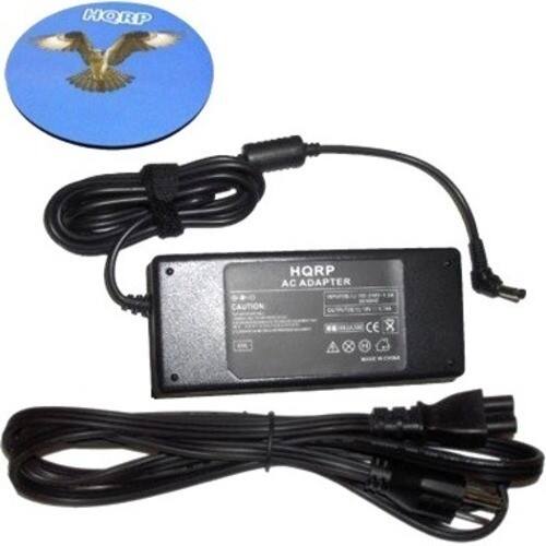 HQRP - 90W AC Adapter for Lenovo G475 / G470 / G570 Laptop / Notebook + Coaster - Larger Front