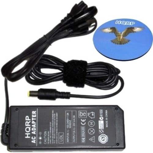 HQRP - 90W AC Adapter for IBM Lenovo ThinkPad T410si / T420 Laptop / Notebook + Coaster - Larger Front