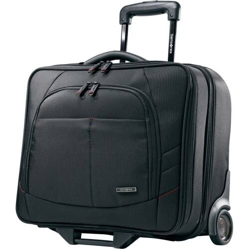 Samsonite - Xenon 2 Mobile Office Laptop Case - Black - Larger Front