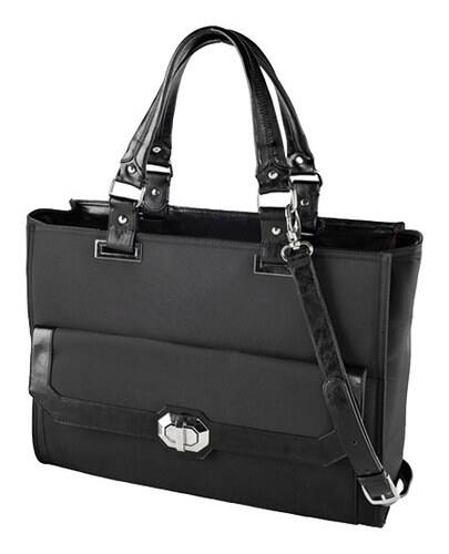 Francine Collections - Madison Laptop Case for 15" Apple® MacBook® Pro - Black - Larger Front