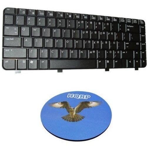HQRP - Replacement Laptop Keyboard for HP Pavilion dv2000, dv2100 Series + Coaster - Larger Front