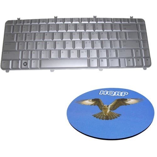 HQRP - Replacement Laptop Keyboard for HP Pavilion DV5 DV5t DV5z Series + Coaster - Larger Front