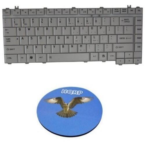 HQRP - Replacement Laptop Keyboard for Toshiba Satellite A200, A205, A210, A215 Series + Coaster - Larger Front