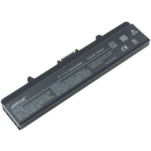 AGPtek - Laptop Battery For Dell Inspiron 1525 1526 GW240 GW952 RN873 7200mAh 9 Cell - Black - Larger Front