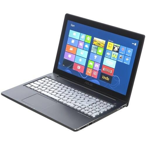 Asus - Refurbished - 15.6" Notebook - 8 GB Memory - 1 TB Hard Drive - Black Brushed Aluminum - Larger Front