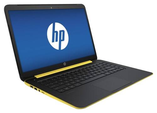 HP - Slatebook 14" Touch-Screen Laptop - NVIDIA Tegra 4 - 2GB Memory - 16GB Flash (eMMC) Memory - Yellow - Larger Front