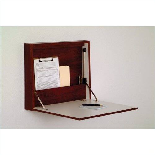 Wooden Mallet - Wall Desk/Laptop Workstation - Larger Front