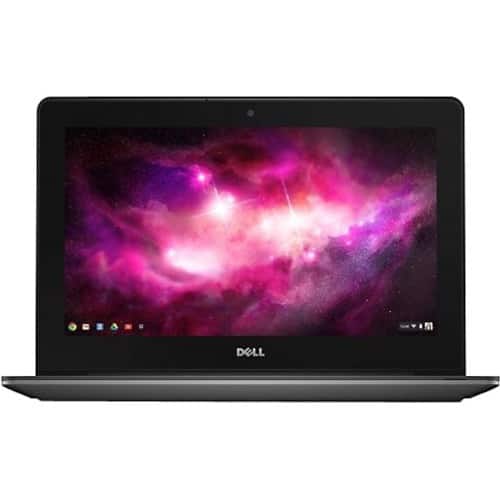 Dell - 11.6" Chromebook Chromebook - 2 GB Memory and 16 GB Solid State Drive - Foggy Night - Larger Front