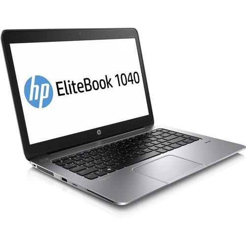 HP - 14" EliteBook Folio Ultrabook - 4 GB Memory and 128 GB Solid State Drive - Platinum - Larger Front