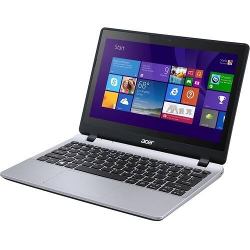 Acer - 11.6" Aspire Notebook - 4 GB Memory - 500 GB Hard Drive - Silver - Larger Front