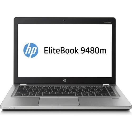 HP - 14" EliteBook Folio Notebook - 4 GB Memory - 500 GB Hard Drive - Platinum - Larger Front
