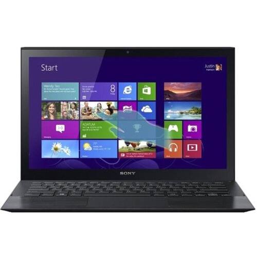 Sony - Refurbished - 13" VAIO Notebook - 8 GB Memory and 256 GB Solid State Drive - Black - Larger Front