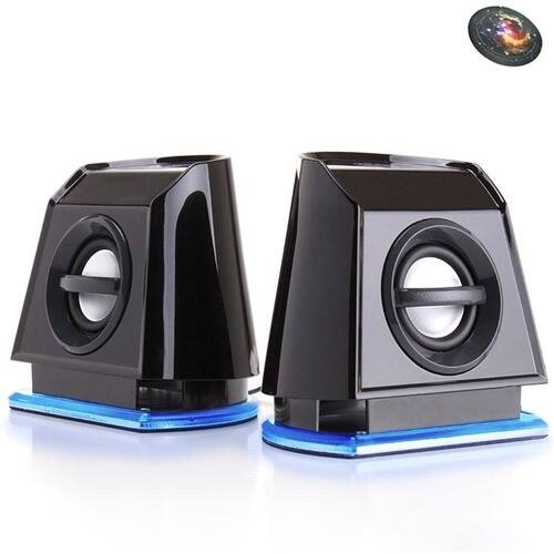 GOgroove - BassPULSE 2MX Computer Speakers with USB Cable and 2.0 Channel Sound for Desktops , Laptops & More - Larger Front