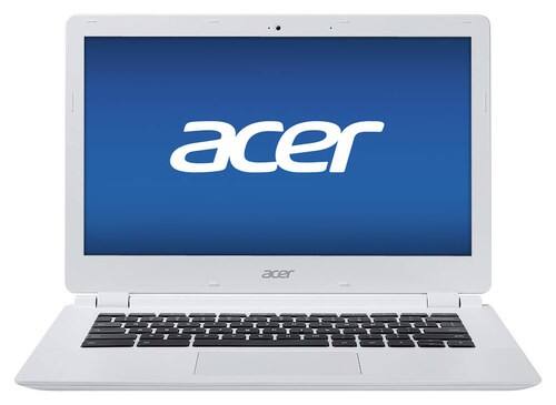 Acer - 13.3" Chromebook - NVIDIA Tegra K1 - 4GB Memory - 32GB Flash Memory - White - Larger Front