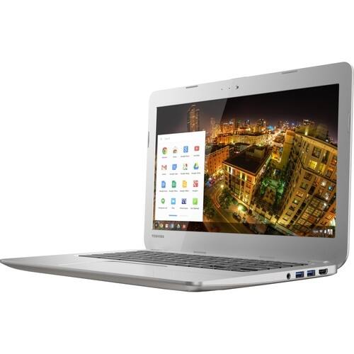 Toshiba - 13.3" Chromebook Chromebook - 4 GB Memory and 16 GB Solid State Drive - Multi - Larger Front