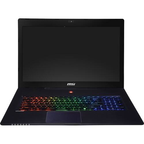 MSI - 17.3" Notebook - 12 GB Memory - 1 TB Hard Drive and 128 GB Solid State Drive - Aluminum Gray - Larger Front
