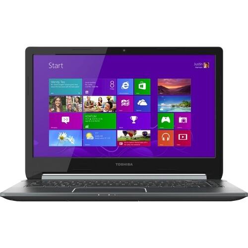 Toshiba - 14" Satellite Ultrabook - 4 GB Memory - 500 GB Hard Drive - Ice Blue Fusion Lattice - Larger Front