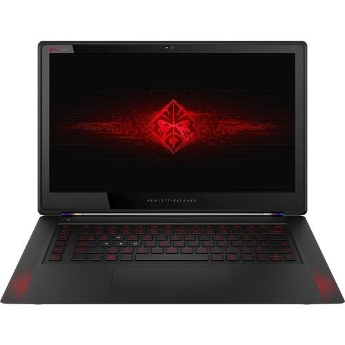 HP - OMEN 15.6" Touch-Screen Laptop - Intel Core i7 - 8GB Memory - 256GB Solid State Drive - Black - Larger Front