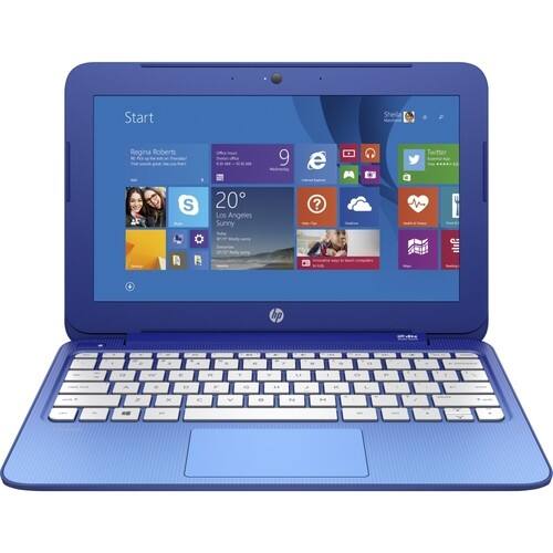 HP - 11.6" Stream Notebook - 2 GB Memory - Blue Horizon - Larger Front
