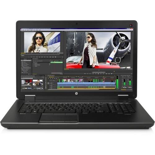 HP - 17.3" ZBook Mobile Workstation - 8 GB Memory and 256 GB Solid State Drive - Black - Larger Front