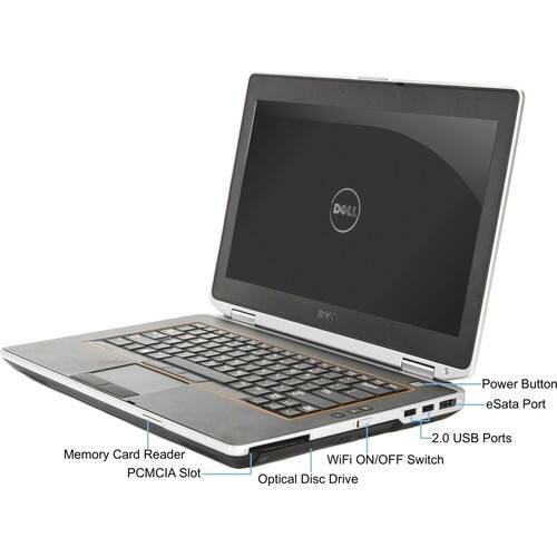 Dell - 14" Latitude Notebook - 8 GB Memory and 240 GB Solid State Drive - Black - Larger Front