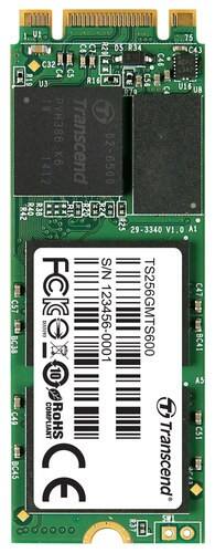 Transcend - M.2 256GB Internal Serial ATA III Solid State Drive for Laptops - Black - Larger Front