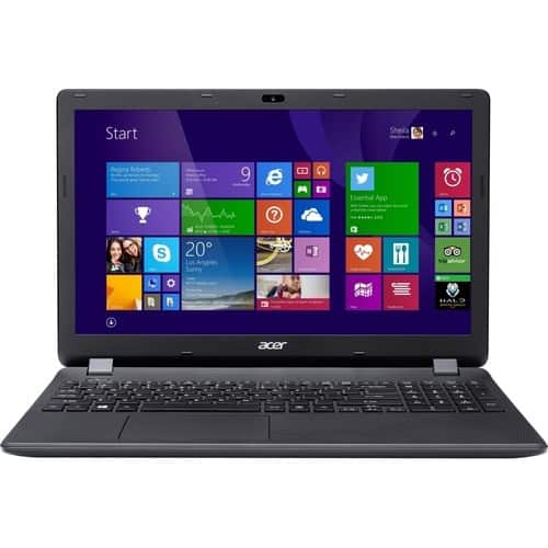 Acer - Aspire 15.6" Laptop - Intel Celeron - 4GB Memory - 500GB Hard Drive - Black - Larger Front