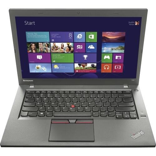 Lenovo - 14" ThinkPad Notebook - 8 GB Memory and 180 GB Solid State Drive - Black - Larger Front