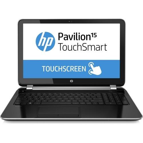HP - Pavilion TouchSmart 15-n200 15.6" Touchscreen LED (BrightView) Notebook - AMD A-Series A8-4555M 1.60 GHz, - Anodized Silver - Larger Front