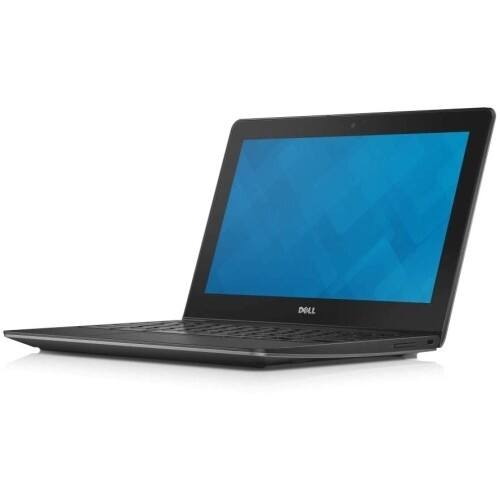 Dell - 11.6" Chromebook Chromebook - 2 GB Memory and 16 GB Solid State Drive - Blue - Larger Front