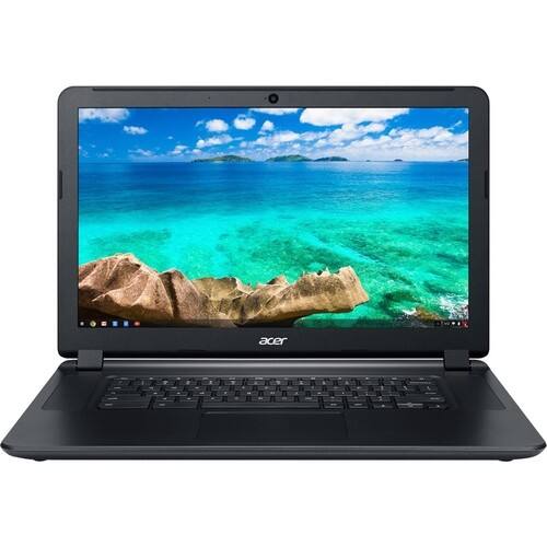 Acer - 15.6" Chromebook - 4 GB Memory and 32 GB Solid State Drive - Black - Larger Front