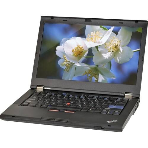 Lenovo - 14" ThinkPad Notebook - 4 GB Memory - 320 GB Hard Drive - Black - Larger Front