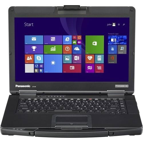 Panasonic - 14" Toughbook Notebook - 4 GB Memory - 500 GB Hard Drive - Black - Larger Front