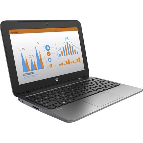 HP - 11.6" Stream Pro Notebook - 2 GB Memory - Silver - Larger Front