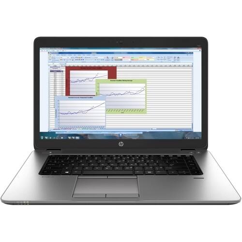 HP - 15.6" EliteBook Notebook - 4 GB Memory and 128 GB Solid State Drive - Silver - Larger Front