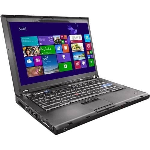 Lenovo - 14.1" ThinkPad Notebook - 3 GB Memory - 120 GB Hard Drive - Black - Larger Front