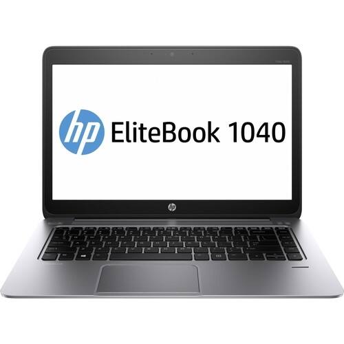 HP - 14" EliteBook Folio Ultrabook - 8 GB Memory and 256 GB Solid State Drive - Silver - Larger Front