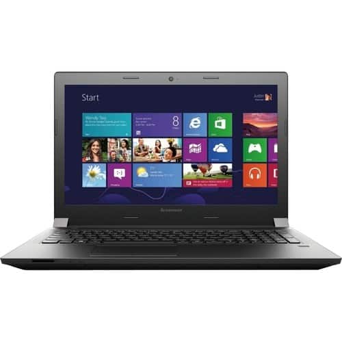 Lenovo - 15.6" Notebook - 4 GB Memory - 500 GB Hard Drive - Black - Larger Front