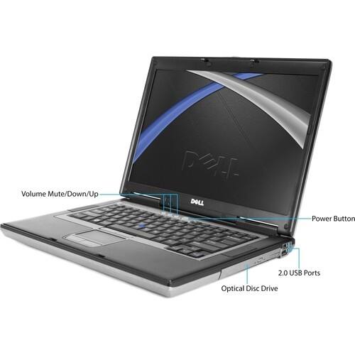 Dell - D830 C2D-2.0GHz,2048MB,320GB,DVDRW,15.4,W7HP,1YR WRT - Black - Larger Front