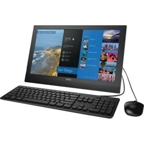 Dell - Genuine Dell Refurbished Inspiron 20-3043 Intel Celeron N2830 X2 2.1GHz 4GB 500GB 19.5" W8.1 (Black) - Black - Larger Front
